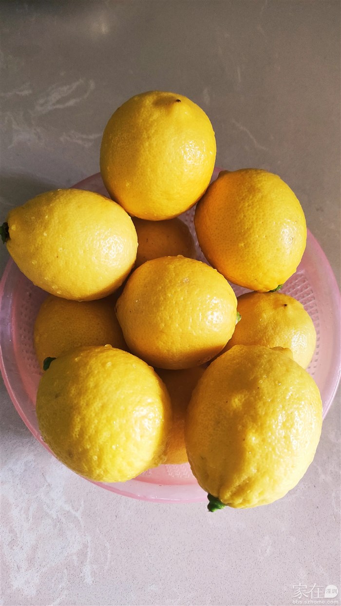 朋友分享的新鲜柠檬，做成柠檬蜂蜜酱，太爱了