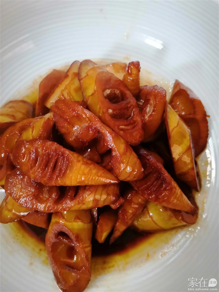 油焖天目山笋尖，鲜甜脆嫩