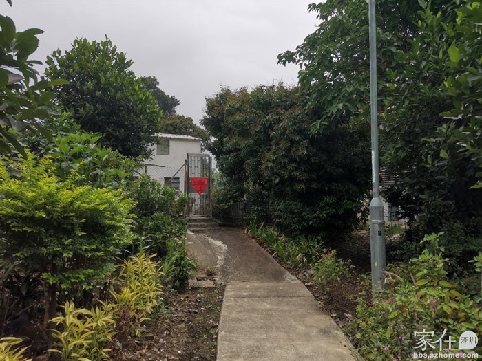 继续前行村屋前右拐