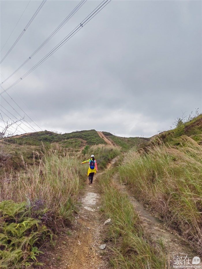 拐个弯看到有台越野车开下来，决定上到那坡顶看看