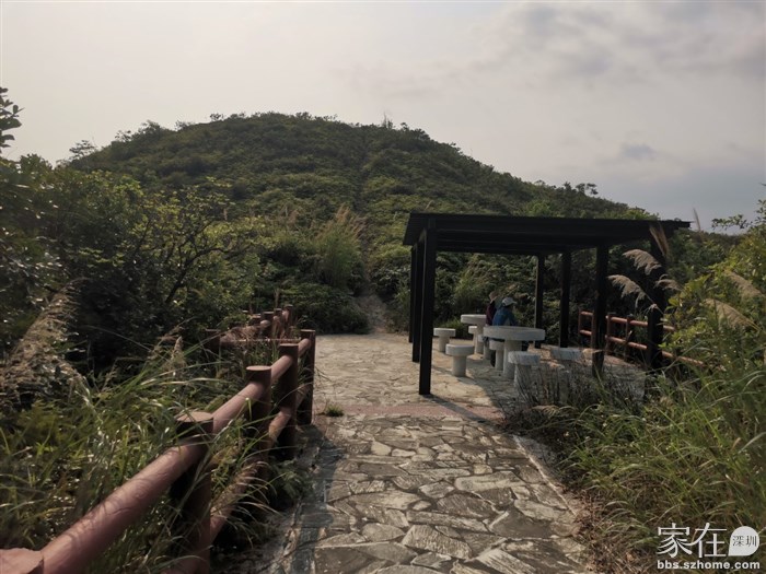 对面就是当当山顶