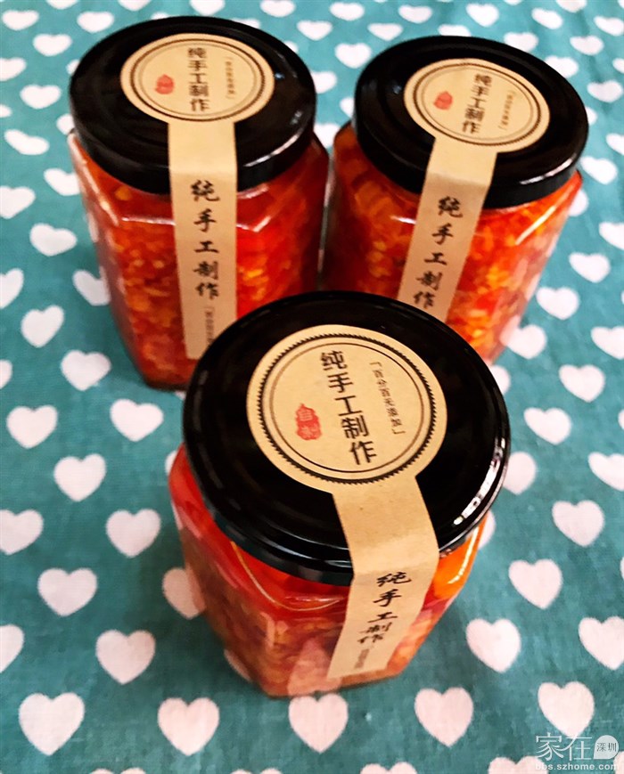 打包送朋友的辣椒酱