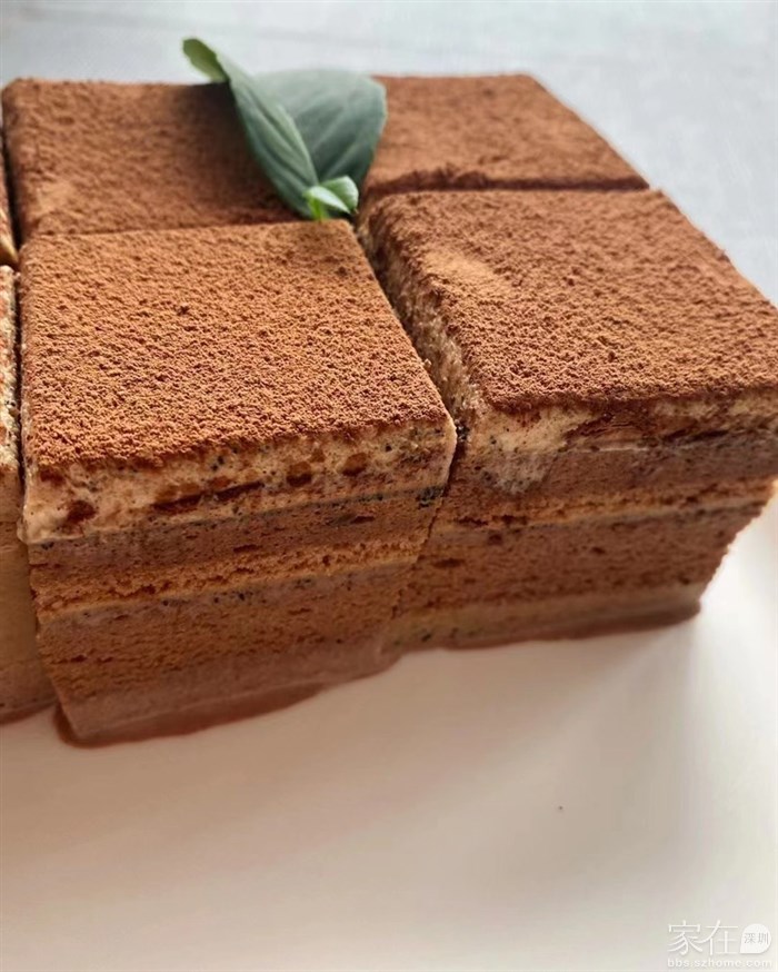 某日做的生巧慕斯