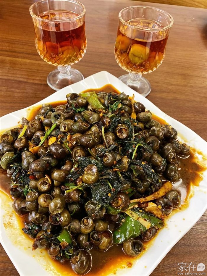 田螺配酒（自酿青梅酒）快乐我有