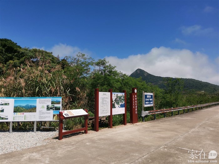 在这看梅沙尖是这角度，拍了照往回