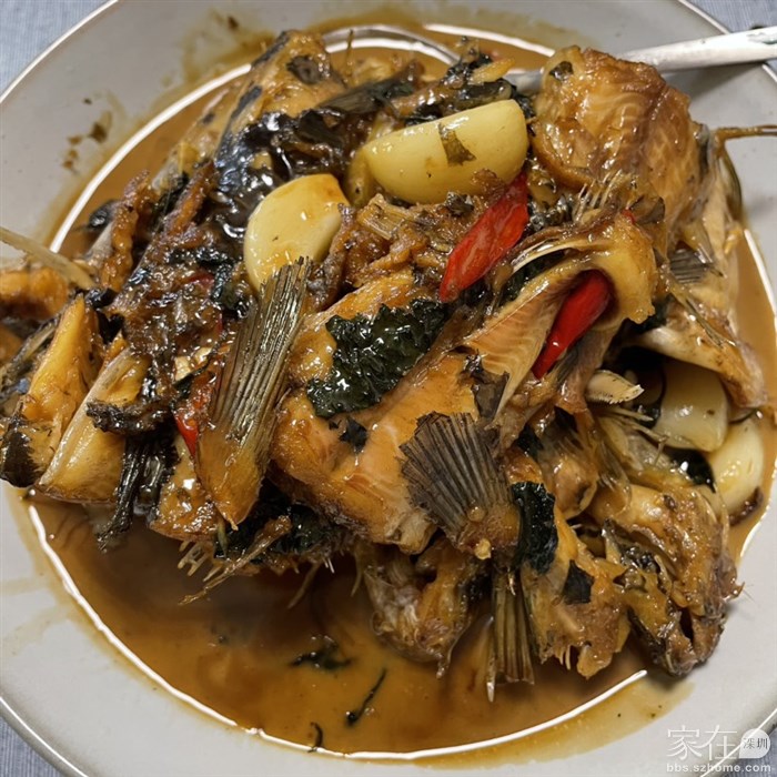 紫苏焖昂刺鱼
