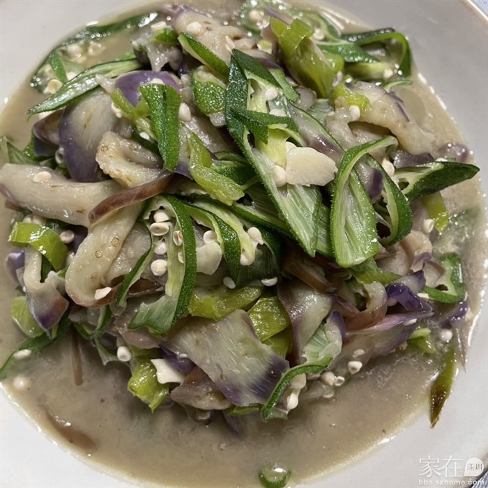 秋葵炒茄子