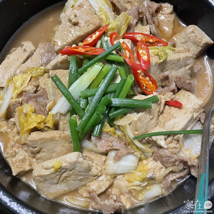 砂锅白菜豆腐煲