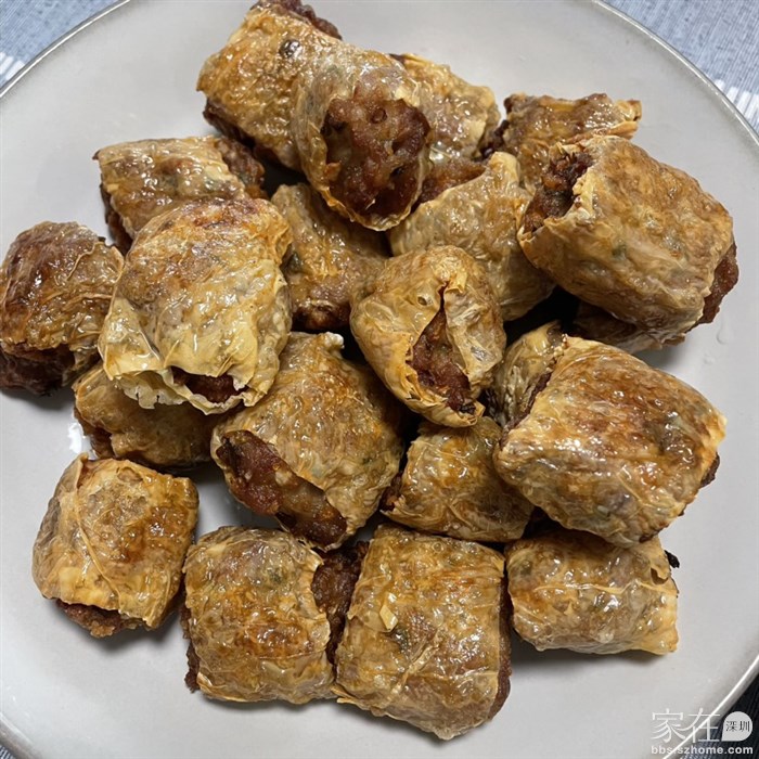 炸粿肉，放了多多的马蹄很爽口