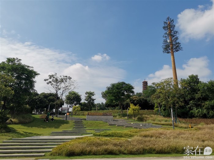 地铁红花山站C口出前行过马路就是公园门口