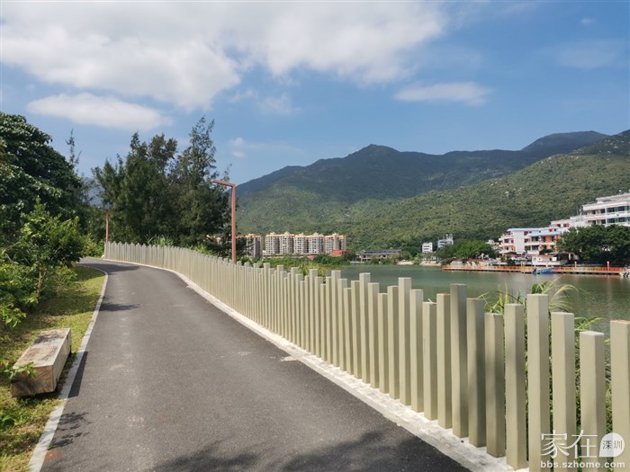 桥头左转往湿地公园