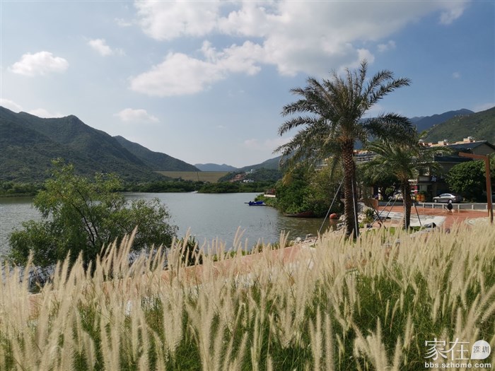 转一圈又回到东涌浴场公交站，刚好车到，上车返回结束愉快行程。