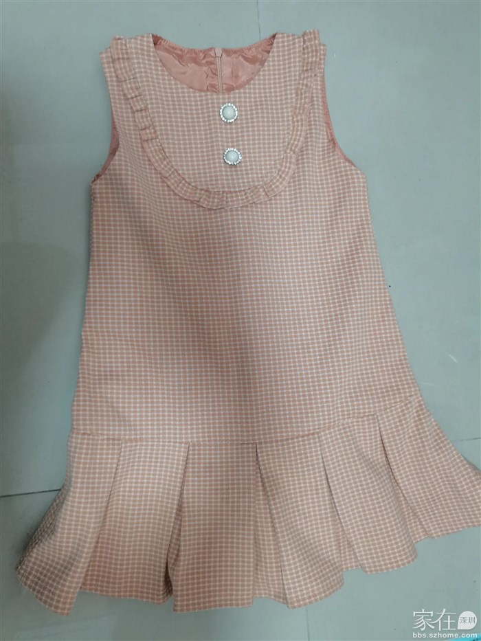 格子裙140，百搭