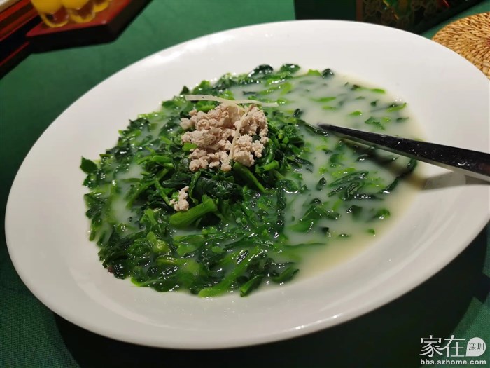 鸡油菌鸽汤万年青