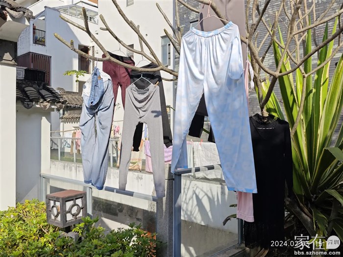 相信这些衣物也喜欢这样被亮晒吧