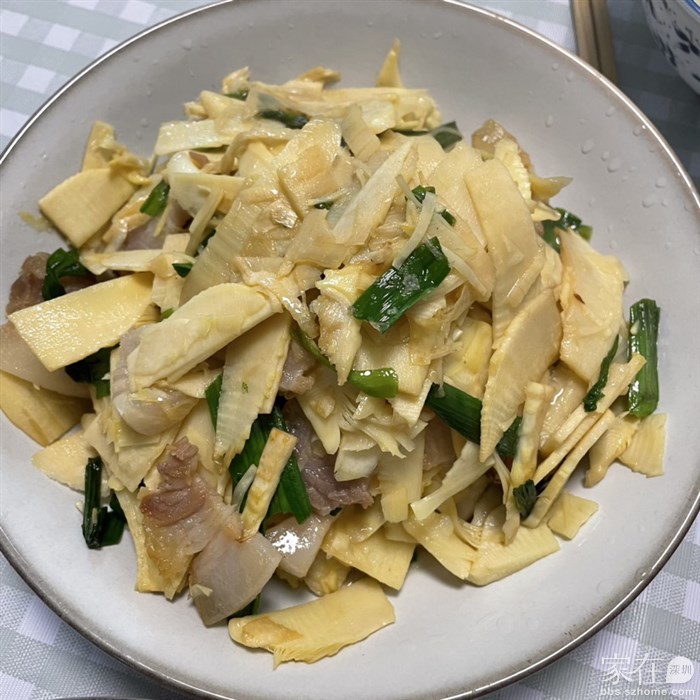 冬笋炒腊肉