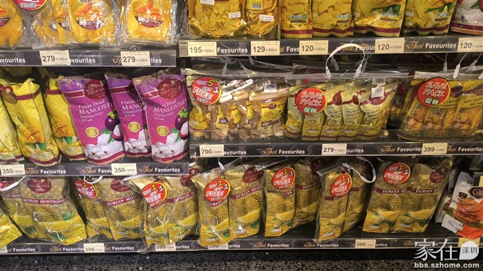 榴莲还没有上市，超市只有榴莲干