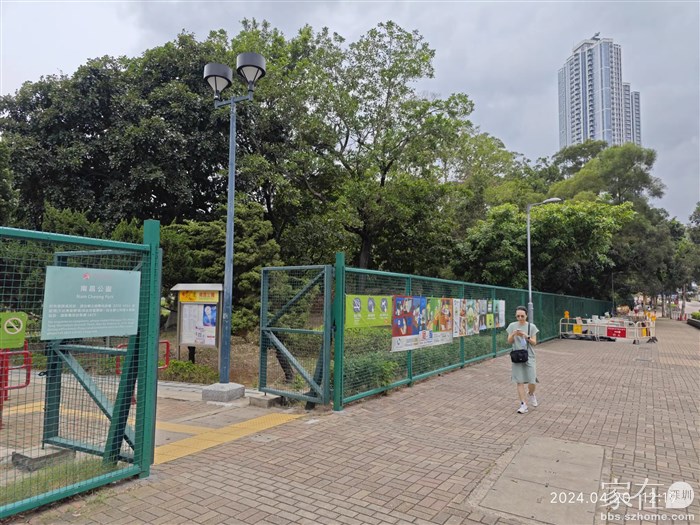 所住小区旁边的公园