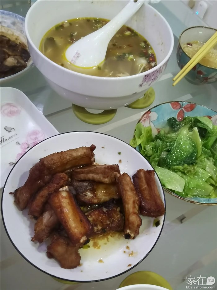 酸菜鱼，蒜香排骨