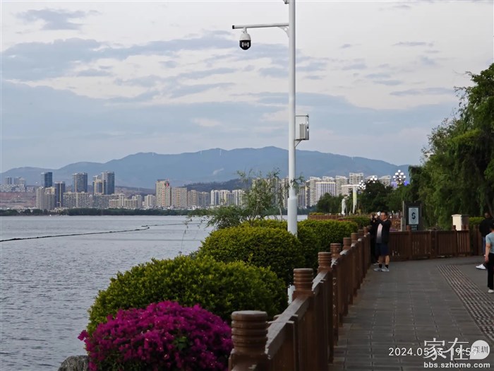 回看小区展示的灯己点亮