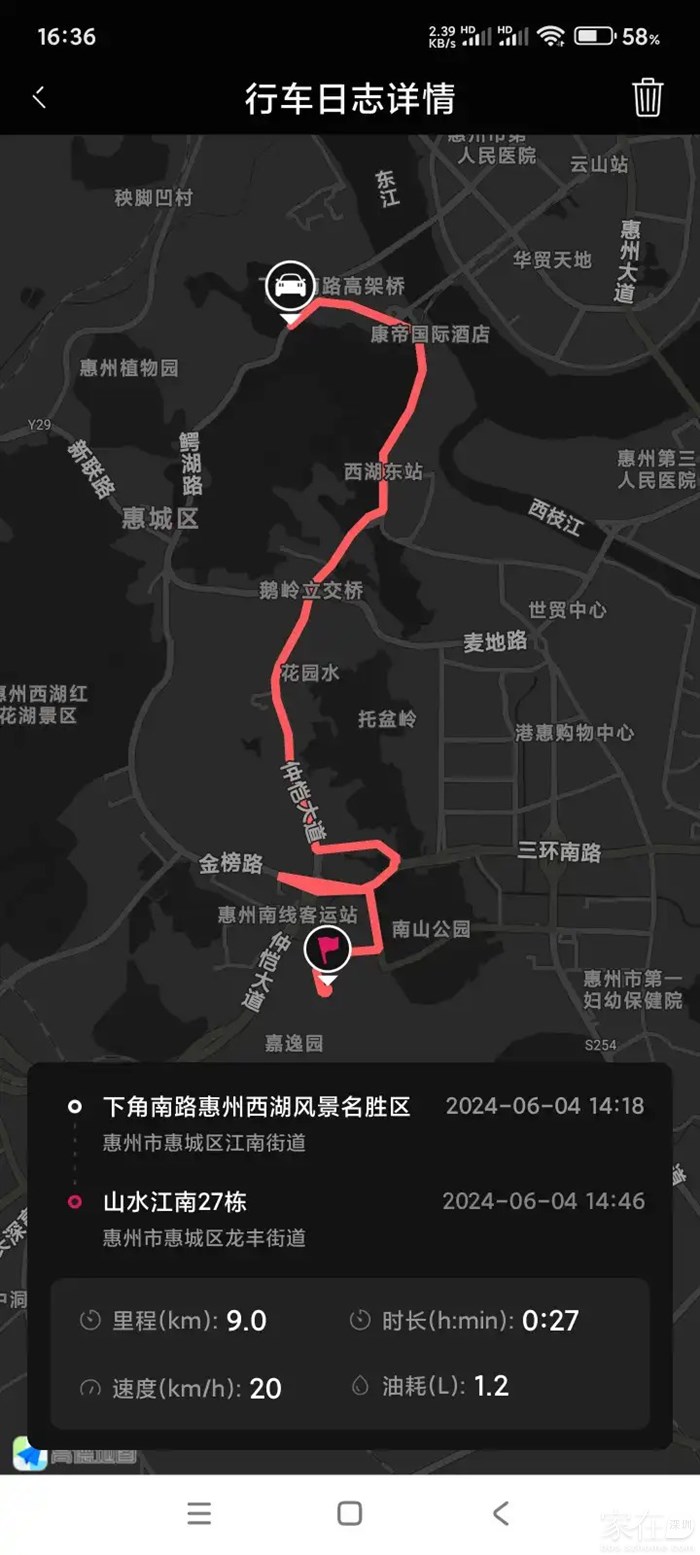 逛完西湖一脚油门回家喽