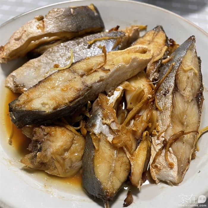 蒸金鲳鱼干