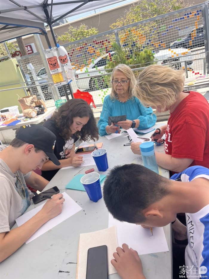 早上带娃上学去