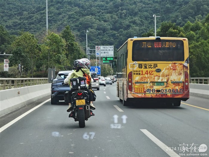 大鹏这边可以走摩托车吗？