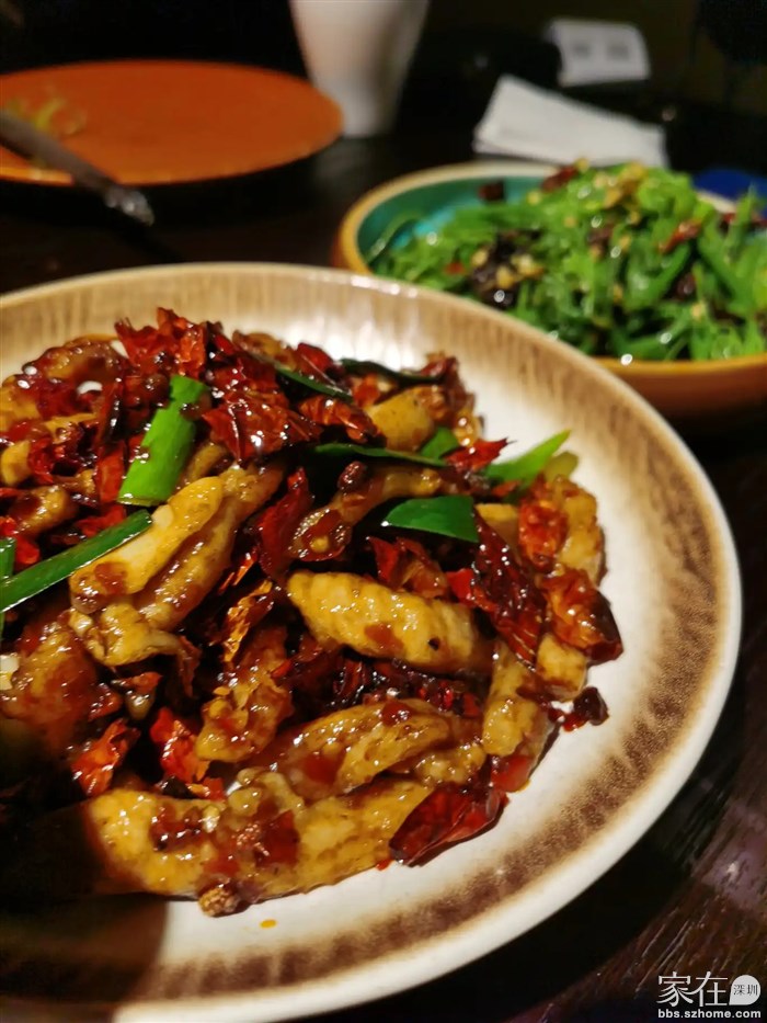 宫爆猪板筋（里脊肉）