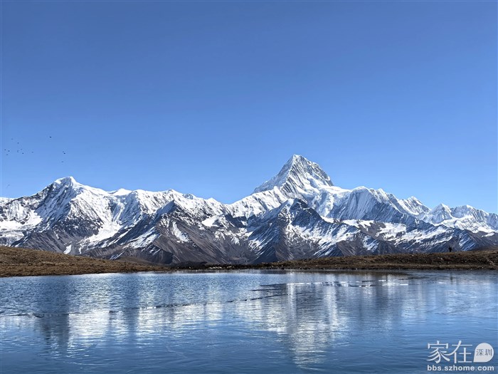 冰嘎措观贡嘎山