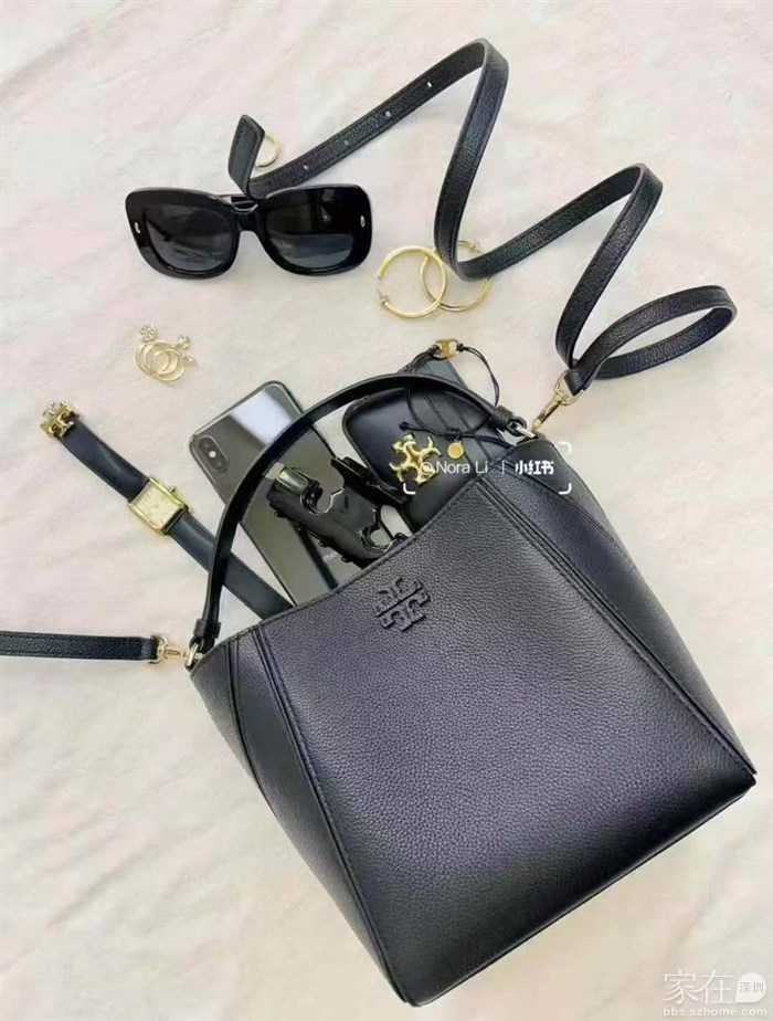 新款变形水桶小号，黑色和提拉米苏色