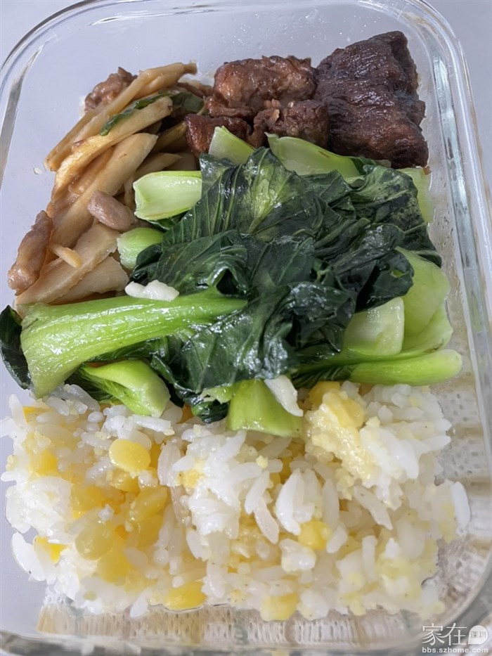炒小菜苗，茨菇炒肉片、红烧肉