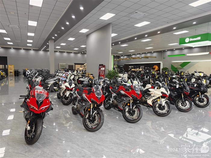 这个车行的规模很大