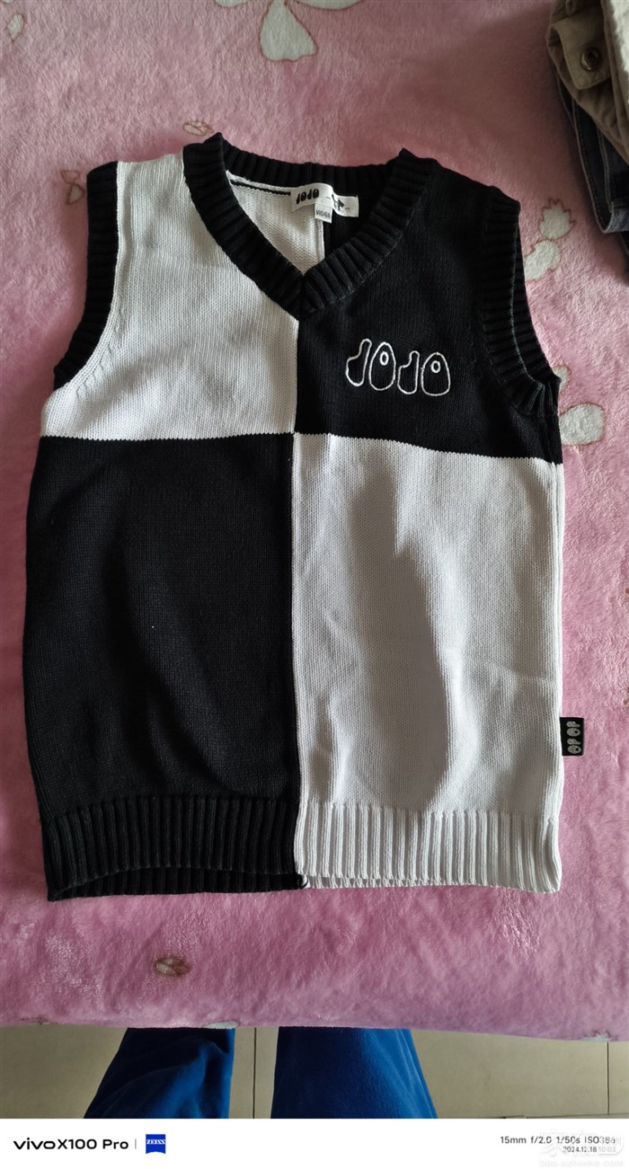 棉线马甲，几乎全新，超帅