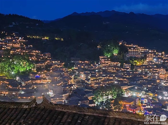 夜景很美，万家灯火