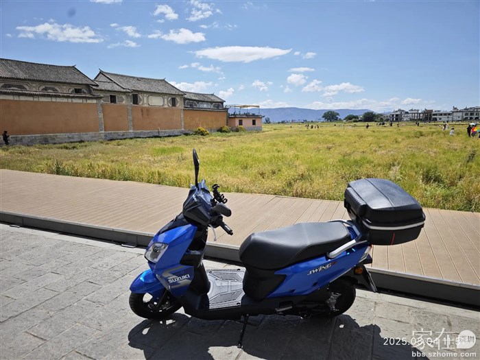 喜林苑前的麦田