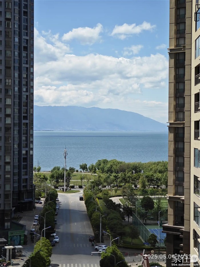 同事家一点小海景，跟我家没的比。