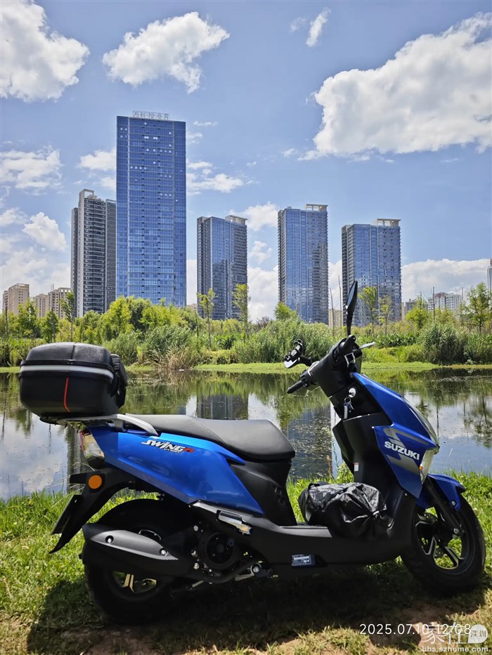 从野湿地看我家