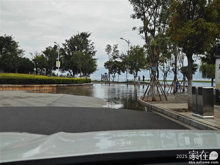 这段路每年这个时候水都会浸过路面