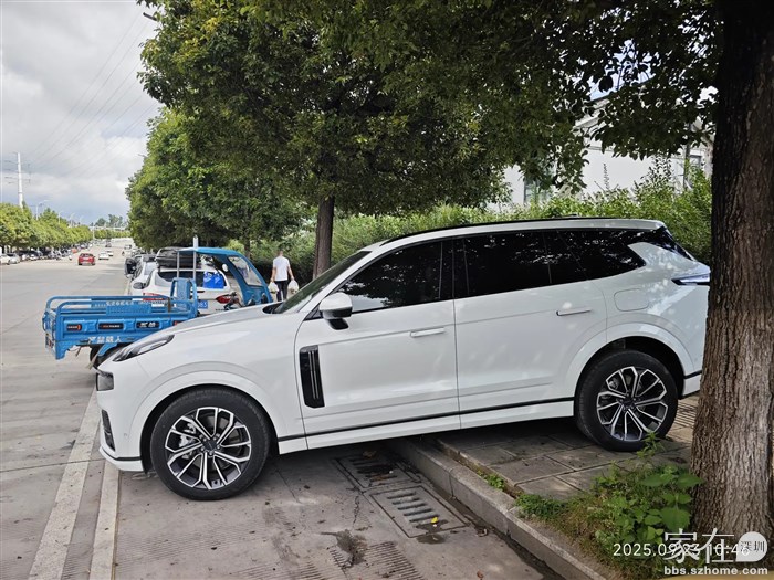 周边确实找不到停车位只有这样停了，还好大理交警对三月街集市特别宽容。