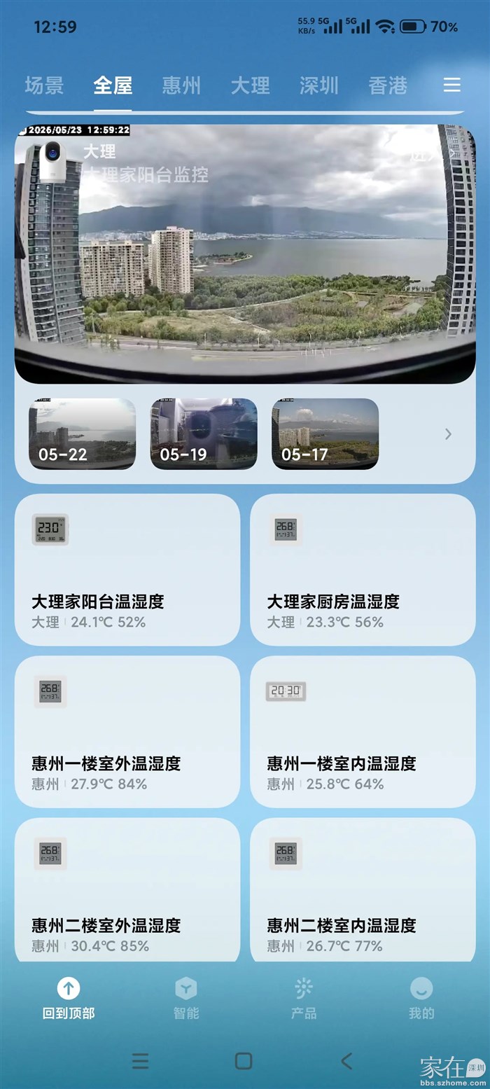 晴了几天今天就刮风厚云层了。